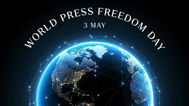 World press freedom day celebrated on may 3rd with global connectivity - Powered by Adobe