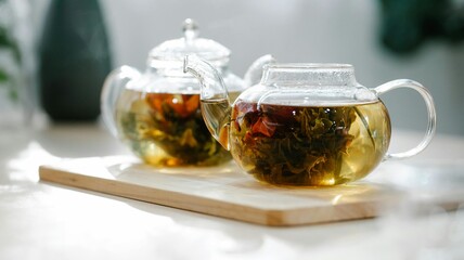 green tea with mint
