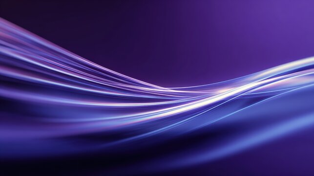 Abstract light streaks in fluid motion, futuristic elegance