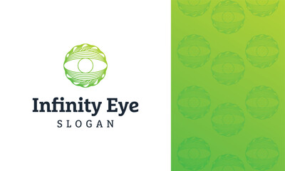 Infinity and Eye Logo Design Inspiration