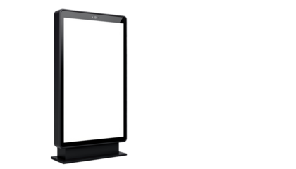 Interactive Digital Display Revolutionizing Modern Advertising in Urban Spaces Sleek Design High-Tech Environment