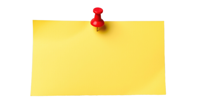 Creative Note-Taking Action with Yellow Sticky Note in Office Environment Close-Up View for Productivity Concepts