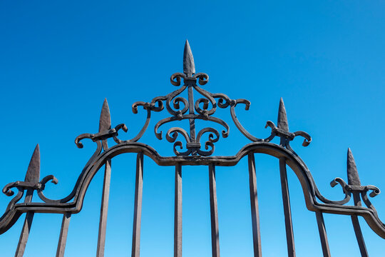 Rhonda, Spain, Europe.Ancient iron gate