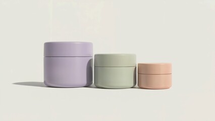pastel skincare jar mockup, pastel skincare jar mockup, pastel skincare jar mockup for minimal cosmetic packaging design and modern beauty branding