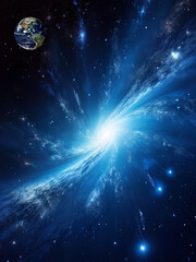 planet earth in space