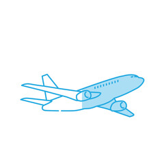 Plane icon design template