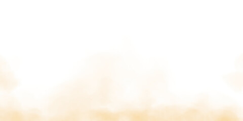 Realistic Orange Smoke and Mist PNG with Transparent Background, Explosion Dust Effect, and Abstract Vapor for Environment or Design Use