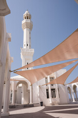 Al Rahma Floating Mosque on the Red Sea in Jeddah, Saudi Arabia