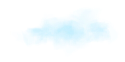 Isolated Blue Fog and Dust with Flowing Cloud Pattern, Light Glow, and Mysterious Vapor Elements for Decorative Wallpapers