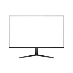 A modern computer monitor on isolated on white background