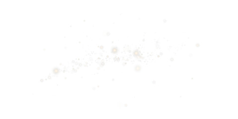 Festive Christmas Glow with Sparkling White Dust and Shiny Stardust and Magical Light Effects on a Transparent Holiday Background
