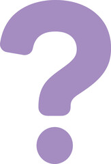 Abstract geometric question mark symbol modern minimalist design vector