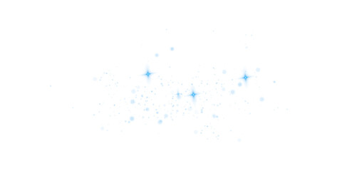 Glittering Holiday Blue Sparks Featuring Bright Flare, Confetti Particles, and Vibrant Shine for Celebration or New Year Designs