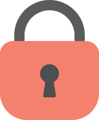 Secure padlock icon for data protection privacy security concepts vector