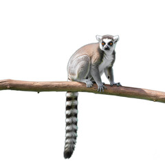 lemur isolated on transparent background