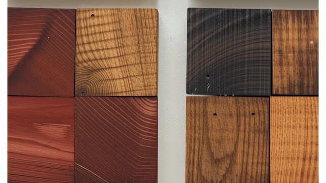 Discover the beauty of nature with this short video showcasing a collection of diverse wood samples. 