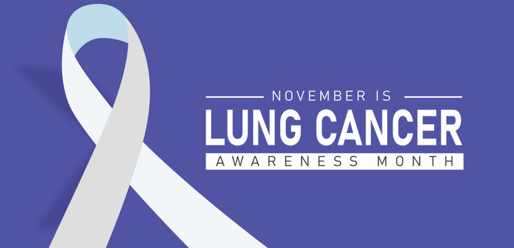 November is Lung Cancer Awareness Month with White Ribbon