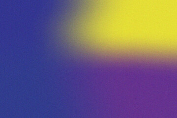 Vibrant Yellow and Purple Grainy Gradient - Abstract Noise Background