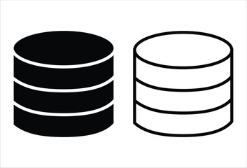 Database icon. database vector icon