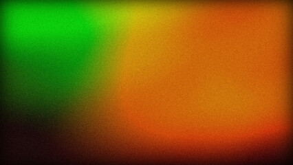 Abstract gradient background with a blend of green and orange hues for art