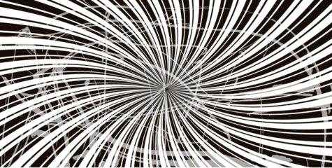 Swirl Groovy Starburst. Abstract retro texture pattern. Old Distorted Scratched Background