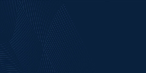 Obraz premium 3D modern wave curve abstract presentation background. Luxury paper cut background. Abstract decoration, golden pattern, halftone gradient, 3d vector illustration. Unique dark blue background