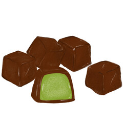 chocolate matcha