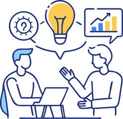 Young entrepreneurs collaborating on startup business plan innovation growth strategy