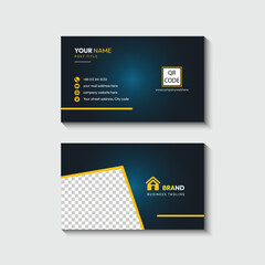 Elegant business card design for real estate professionals