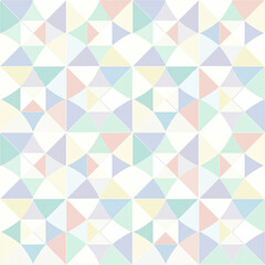 Fototapeta premium Geometric Triangle Patchwork Pattern