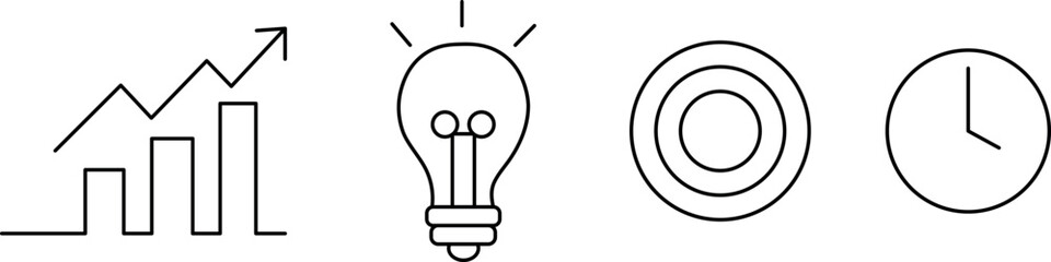 Business workflow and productivity outline background