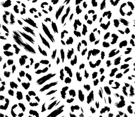 Leopard vector Seamless pattern Animal zebra print