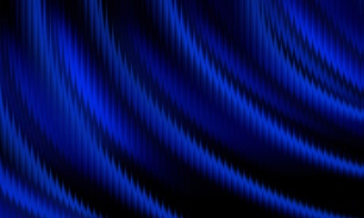 Abstract flowing dark blue and black wavy lines with subtle light reflections creating a textured background