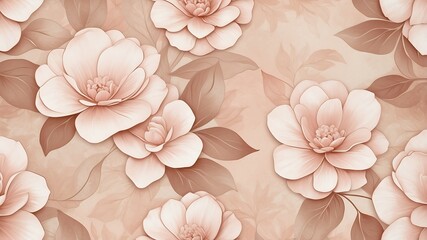 ✨ Fondo floral premium con gradiente cálido. Diseño minimalista y elegante para pantallas de laptop o PC. Transmite calidez y relajación. Wallpaper HD de alta calidad.