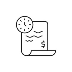 History Icon, Transaction Record UI for Startups.