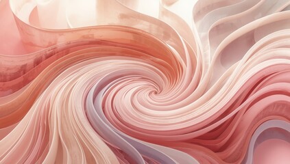 Caleidoscopio de colores pastel que danza en espiral en un ambiente sereno y on&iacute;rico, reflejando una variedad de tonos c&aacute;lidos y suaves en un entorno art&iacute;stico