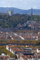 Tour m&eacute;tallique de Fourvi&egrave;re und Notre Dame Saint Vincent Saint Paul in Lyon