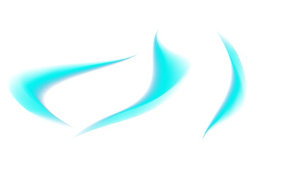 Abstract glowing cyan light streaks on a dark background