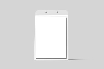  Blank Table Tent Mockup White