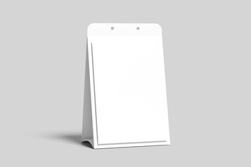  Blank Table Tent Mockup White