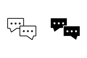 Chat icon vector isolated. Trendy message symbol. Chat vector icon. Talk bubble speech icon. Chat message icon. Text messages symbol