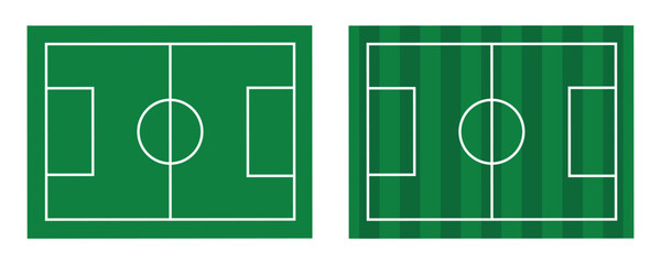Football Field Icon — Soccer Pitch Vector, Sports Ground Layout, Stadium Turf, Athletic Game Design Illustration © maxalamin09