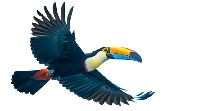 toucan isolated on white background