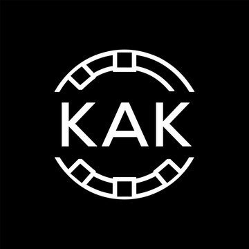 Clean Line Art Monogram Emblem for Brands, KAK Later Logo, Unique Letter  Logo with Circular Motif, 

KAK logo, minimalist, KAK modern, circle, KAK monogram, letter KAK mark, KAK  geometric, KAK abstr