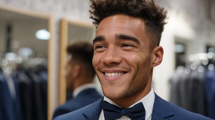 Man in suit smiling