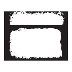 Vector art of abstract grunge background with white brush strokes on for creative design use