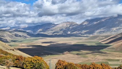 Castelluccio di Norcia and Monte Vettore in Autumn Splendor