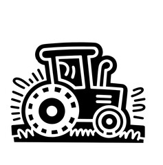 Mini Excavator silhouette, Creative excavator illustration, Construction excavator silhouette vector illustration isolated on a white background,
