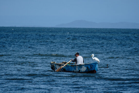 fishing boat in the sea