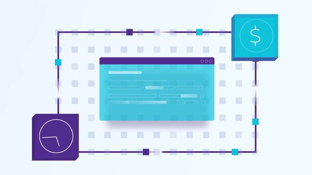 Tech Team Collaboration with Laptops &ndash; Animated Software Workspace Explainer